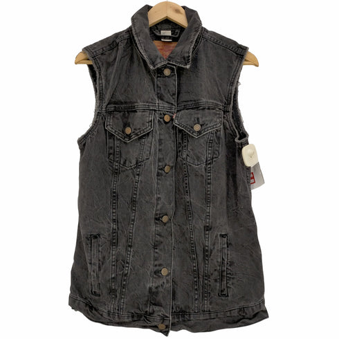リーバイス Levis ブラックデニム べスト メンズ JPN:M