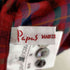 パパス papas チェック コットンレギュラーシャツ メンズ import:M