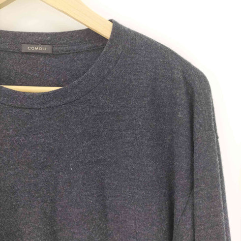 コモリ COMOLI 23AW ウール天竺 長袖クルー メンズ JPN:2