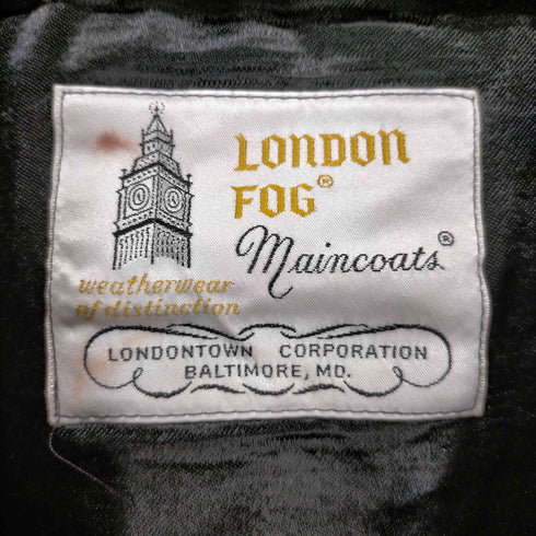 ロンドンフォグ LONDON FOG 70~80S ボアライナー付きシングルトレンチコート メンズ 42LONG
