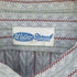Walser Stauf REHETOBEL 刺繍ストライプ ハーフボタンバンドカラーシャツ メンズ EUR:44
