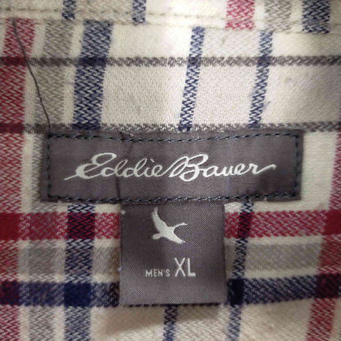 エディーバウアー Eddie Bauer コットンチェックネルシャツ メンズ JPN:XL