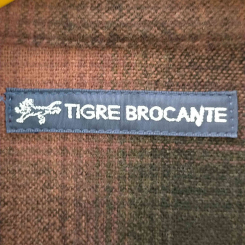 ティグルブロカンテ TIGRE BROCANTE オンブレチェック パジャマシャツ メンズ import:L