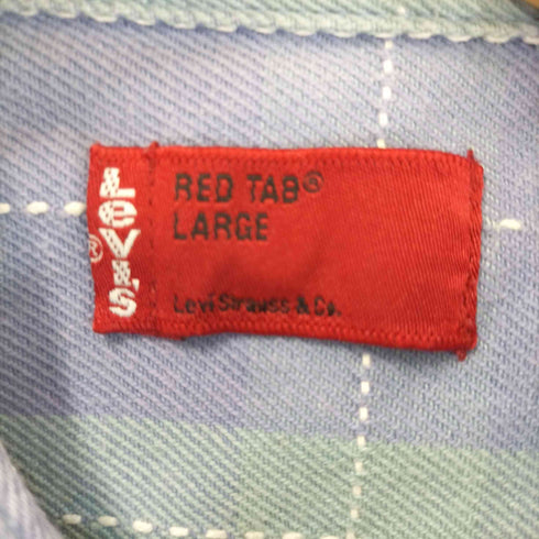 リーバイス Levis RED TAB ツイルチェックシャツ メンズ L
