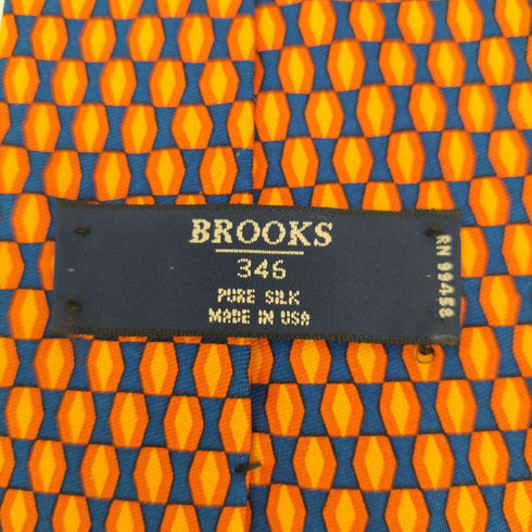 ブルックスブラザーズ BROOKS BROTHERS USA製 総柄 シルク ネクタイ メンズ