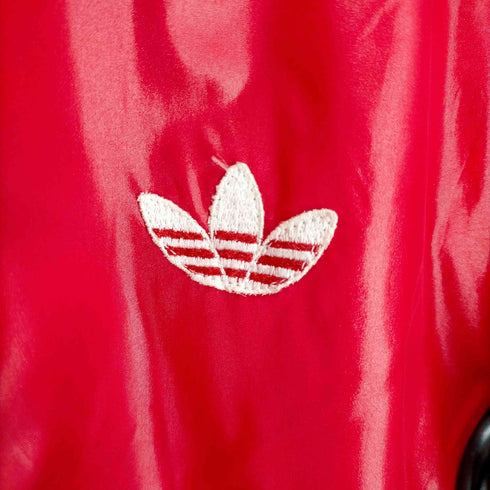 アディダスオリジナルス adidas Originals 60-70 西ドイツ製 ロゴ刺繍 ナイロンジップジャケット メンズ JPN:4