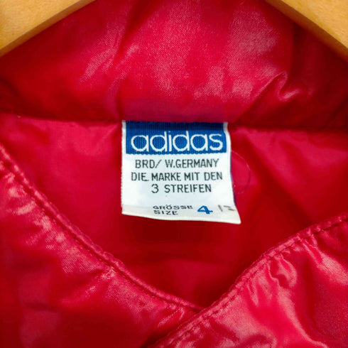 アディダスオリジナルス adidas Originals 60-70 西ドイツ製 ロゴ刺繍 ナイロンジップジャケット メンズ JPN:4