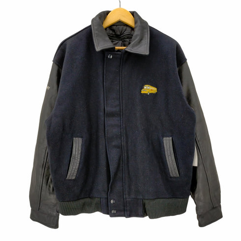 カナダ スポーツウェアー CANADA SPORTSWEAR CO. KATHY SCHOOL BUS ライナー付き 袖レザー切替 スタジャン メンズ