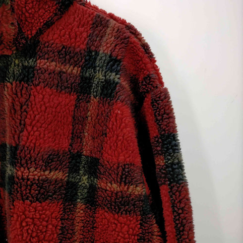 ウールリッチ WOOLRICH OLD ボアブルゾン チェック メンズ import:XL