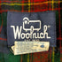 ウールリッチ WOOLRICH 80S 紺タグ USA製 裏地チェック 比翼 ジップアップ ウールブルゾン メンズ import:XL