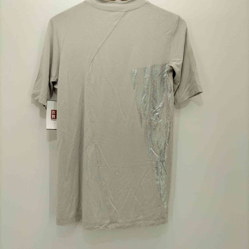 イッセイミヤケ ISSEY MIYAKE 23ss モックネックプリント ショートスリーブシャツ レディース JPN:2