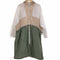 ザラ ZARA カラーブロックオーバーサイズレインコート レディース import:M