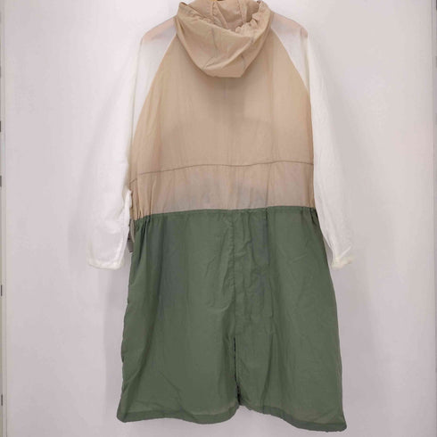 ザラ ZARA カラーブロックオーバーサイズレインコート レディース import:M