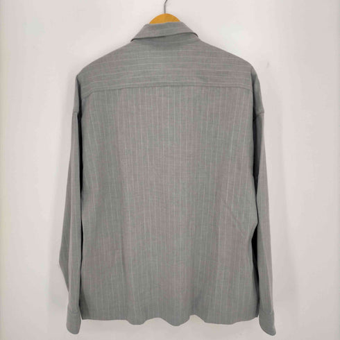 ザラ ZARA ストライプ ボックスフィット ブルゾン メンズ import:L