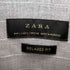 ザラ ZARA ストライプ ボックスフィット ブルゾン メンズ import:L
