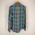 ラルフローレン RALPH LAUREN 90-2000s チェック柄 リネン/シルク BDネルシャツ メンズ import:M
