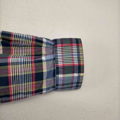 ラルフローレン RALPH LAUREN CLASSIC FIT ロゴ刺繍チェックL/S シャツ メンズ JPN:L