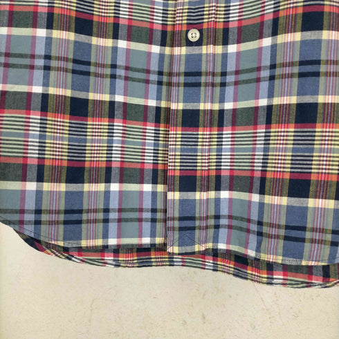 ラルフローレン RALPH LAUREN CLASSIC FIT ロゴ刺繍チェックL/S シャツ メンズ JPN:L