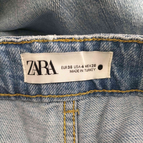ザラ ZARA ハイウエスト ワイドデニムパンツ レディース 36