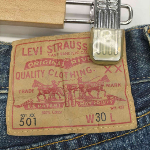 リーバイス Levis 501XX Vintage Clothing Jeans 1966モデル セルビッジ コーン ダメージ デニム パンツ メンズ W30