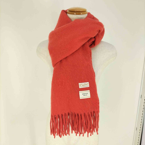 アソースメレ asauce meler カシミヤ フリンジ 大判マフラー レディース
