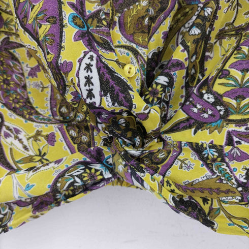 ザラ ZARA CROPPED KNOTTED BLOUSE レディース US S