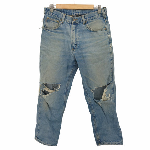 カーハート Carhartt 90-00S ビッグシルエット ダメージ テーパード デニム パンツ メンズ