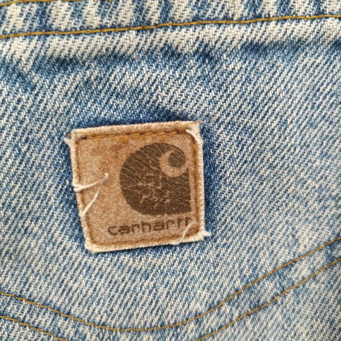 カーハート Carhartt 90-00S ビッグシルエット ダメージ テーパード デニム パンツ メンズ