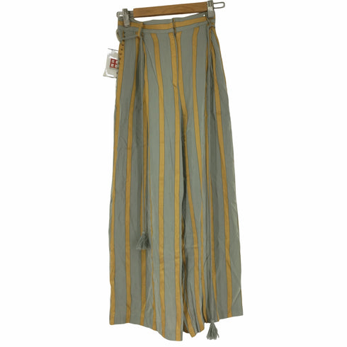 アメリ AMERI 20SS STRIPE STUDS WIDE PANTS レディース M