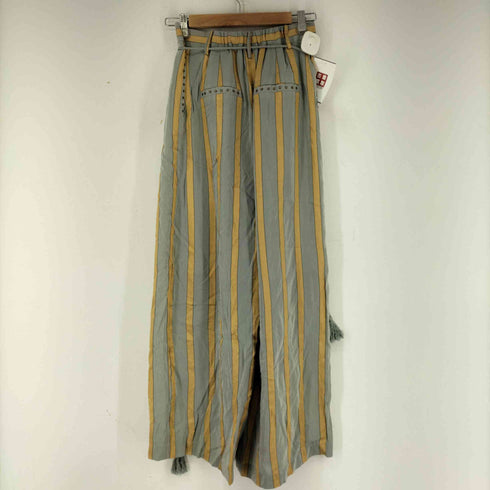 アメリ AMERI 20SS STRIPE STUDS WIDE PANTS レディース M