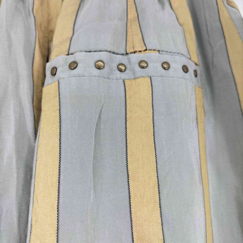 アメリ AMERI 20SS STRIPE STUDS WIDE PANTS レディース M