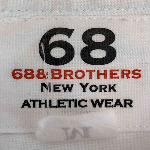 シックスエイトアンドブラザーズ 68&BROTHERS 刺繍 ベースボールシャツ メンズ JPN:M