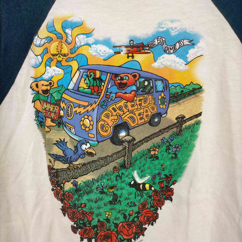 BADGER SPORT ©2000 GDP. Inc デッドベア 両面プリントラグランTシャツ メンズ import:M