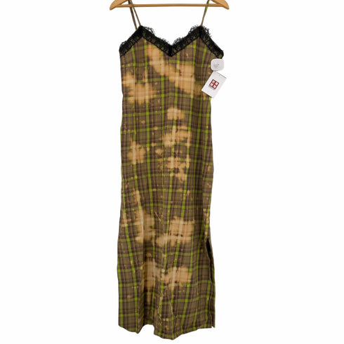 エックスガール X-girl BLEACHED PLAID CAMI DRESS レディース JPN:2