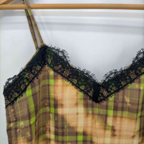エックスガール X-girl BLEACHED PLAID CAMI DRESS レディース JPN:2