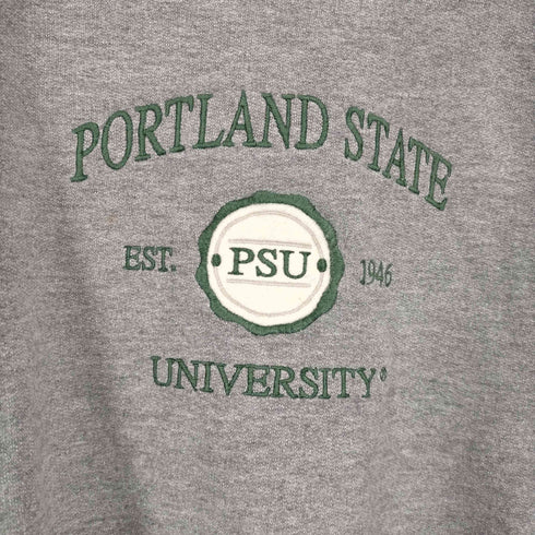 PORTLAND STATE 刺繍スウェット メンズ