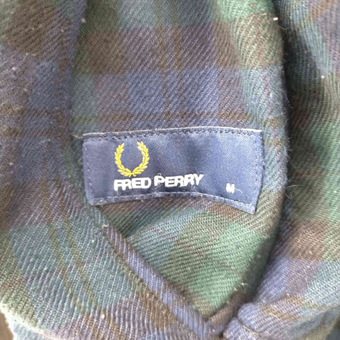 フレッドペリー FRED PERRY 裏地ブラックウォッチ キルティングジャケット レディース import:M