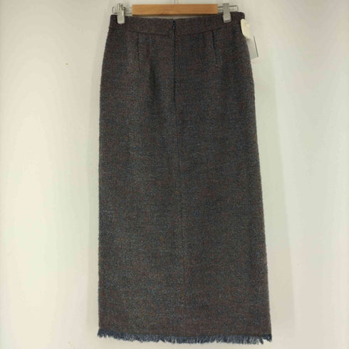 エリオポール HELIPOLE WOOL MIX TWEED BOXY SKIRT レディース 38