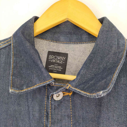 ブラウニーヴィンテージ BROWNY VINTAGE 月桂樹ボタン インディゴデニムジャケット メンズ JPN:L