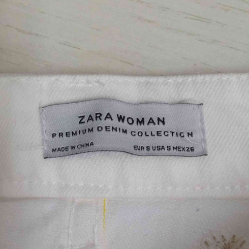 ザラ ZARA WOMAN WESTERN SKIRT WITH EMBROIDERY 刺繍 デニムウエスタンスカート レディース S