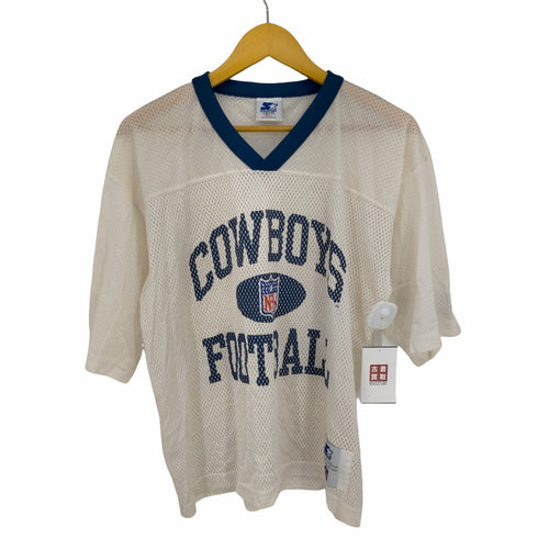 スターター STARTER ©1995NFLP USA製 COWBOYS FOOTBALL ゲームシャツ メンズ 48/L