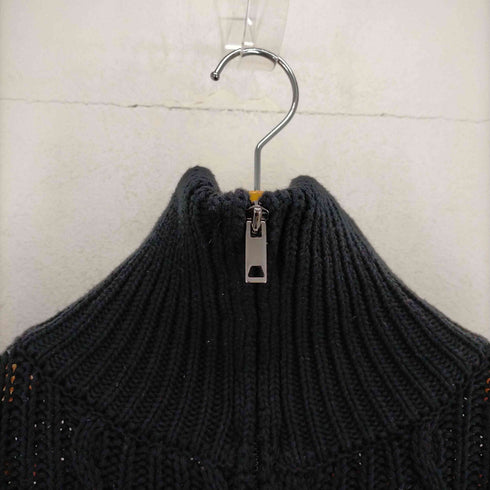 エピヌ epine 刺繍ハーフジップニット レディース
