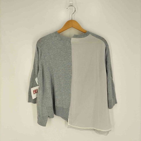 ズッカ ZUCCa ドッキング クルーネックコットンカットソー レディース JPN:M