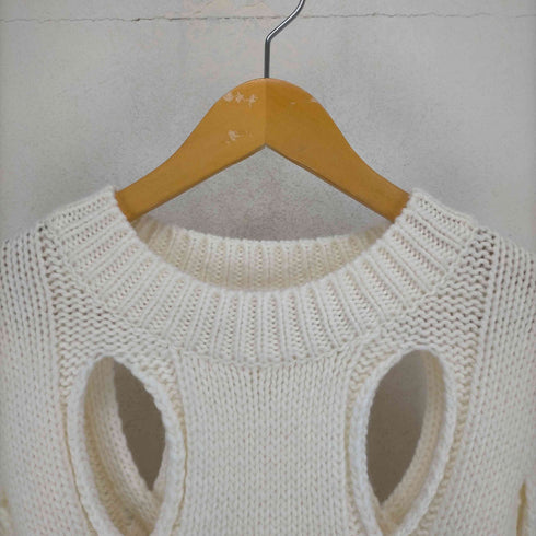 マウジー moussy CUT OUT DESIGN ニット レディース FREE