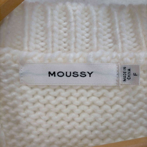 マウジー moussy CUT OUT DESIGN ニット レディース FREE