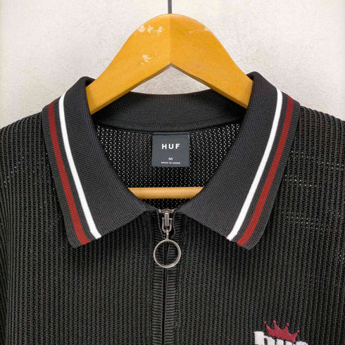 ハフ HUF CROWN ZIP POLO メンズ JPN:M