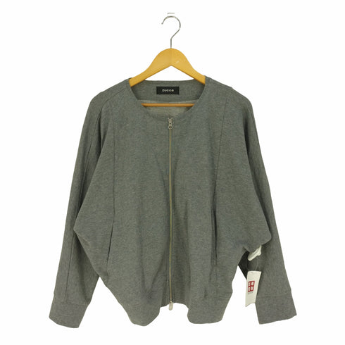 ズッカ ZUCCa 裏地パイル ドルマンスリーブ ダブルジップジャケット レディース JPN:M