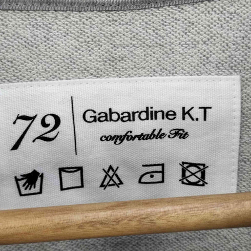 ギャバジンケーティー Gabardine K.T MIX調ニット&裏毛 刺繍 トレーナー レディース 9