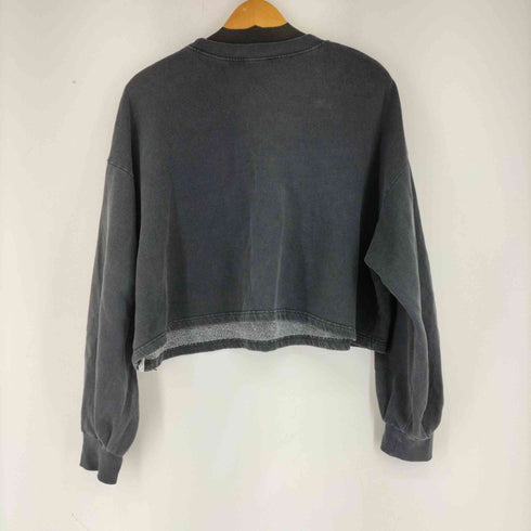 ザラ ZARA FADED SWEATSHIRT WITH SLOGAN レディース JPN:M