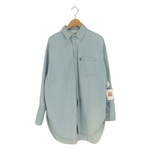 スピックアンドスパン Spick and Span 5 1/2 Five and Half DRESS-LINE DENIM SHIRT ドレスラインデニムシャツ レディース JPN:38
